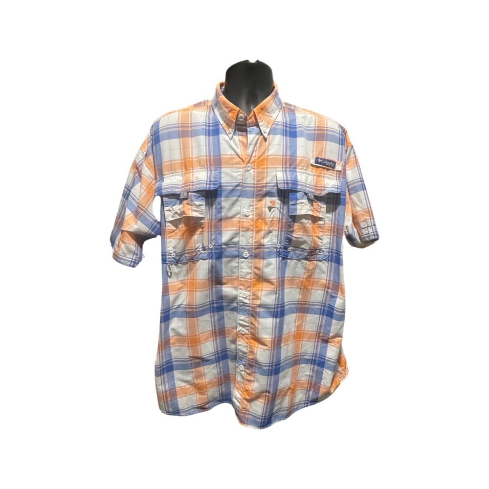 Columbia PFG Super Bahama Short Sleeve Shirt Men Size XL